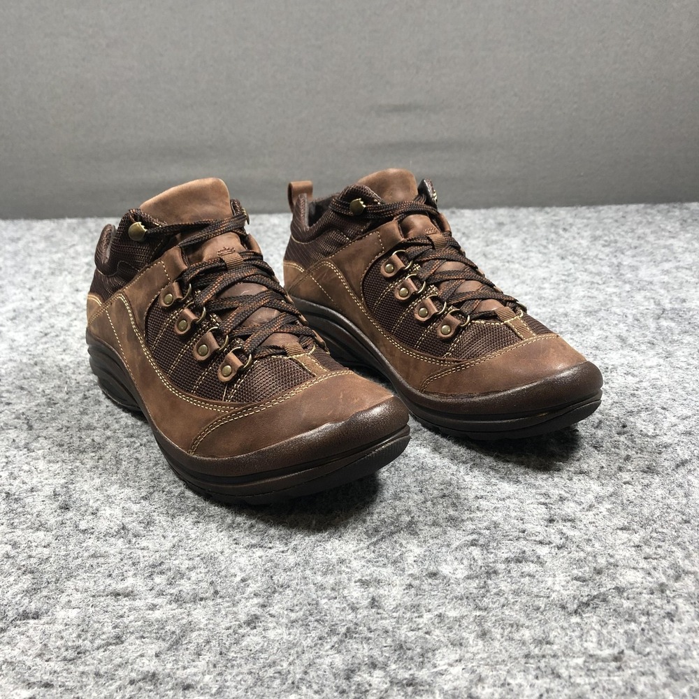 Bionica Shoes Womens Size 9 EU 40 Brown Leather Lace Up Walking Comfort Sneakers